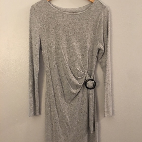 Gray sweater dress - Picture 1 of 2